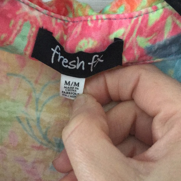 Colourful blouse. Worn once. - Picture 2 of 3